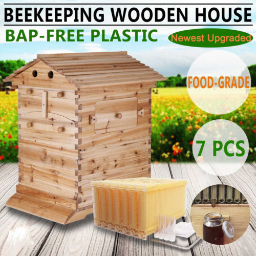 養蜂用安全な自動ハチミツ採取巣箱 ハニカムボード